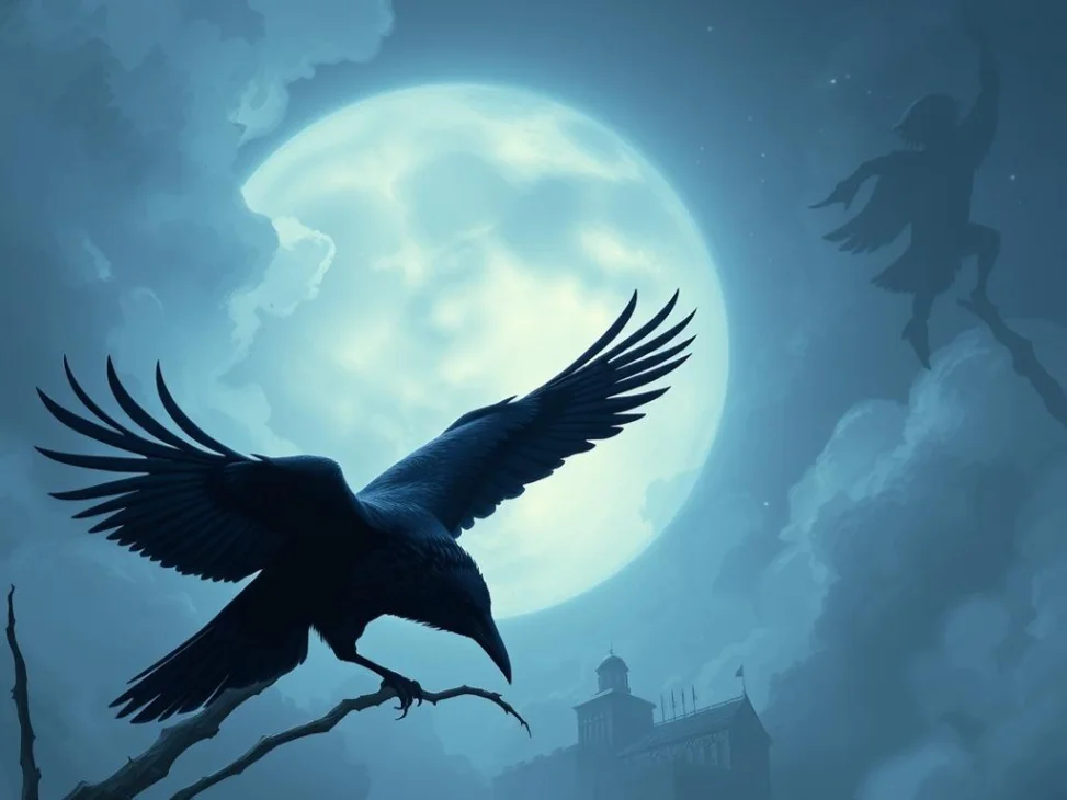 The Mysterious Raven: Omens and Intellectual Depth